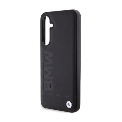 BMW Leather Hot Stamp – "Samsung Galaxy S23 FE" dėklas (juodas)