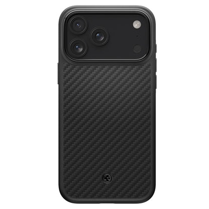 Spigen Enzo Aramid T Mag MagSafe - Dėklas iPhone 17 Pro (Juodas)