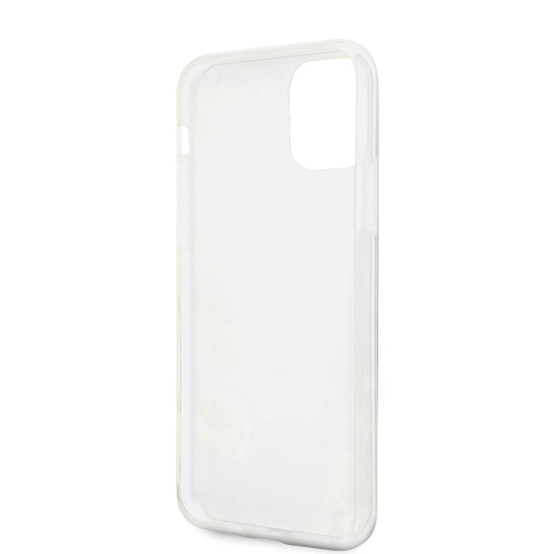 Guess Flower Case N2 – dėklas iPhone 11 Pro Max (Alyvinis)