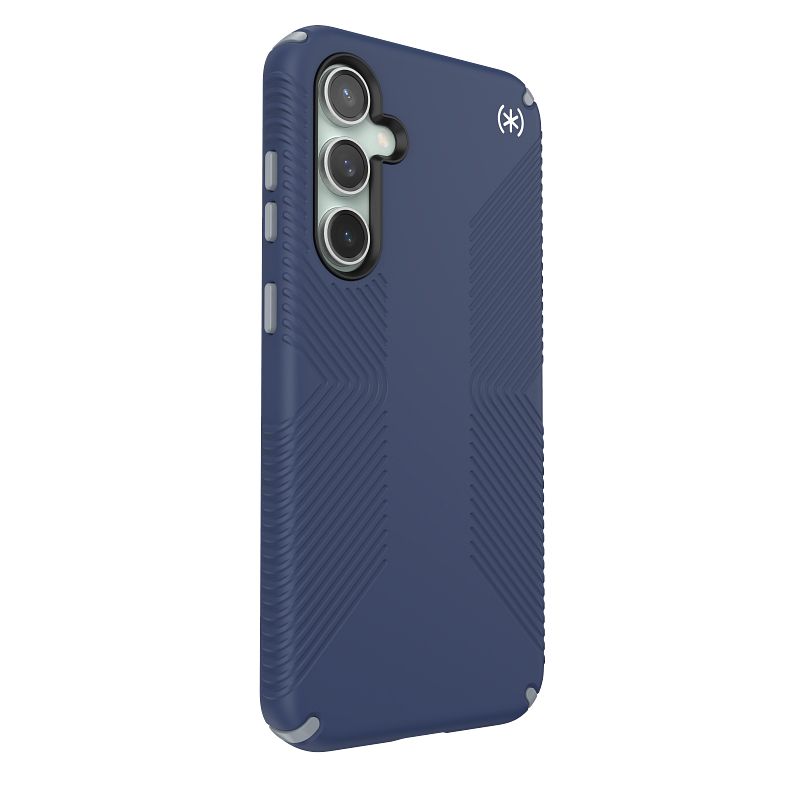 Speck Presidio2 Grip – dėklas skirtas Samsung Galaxy S23 FE (pajūrio mėlyna/juoda/balta)