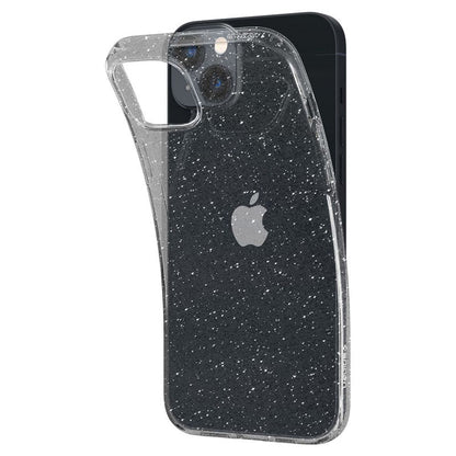 Spigen Liquid Crystal Glitter – dėklas, skirtas „iPhone 15 Plus“ / „iPhone 14 Plus“ (skaidrus)