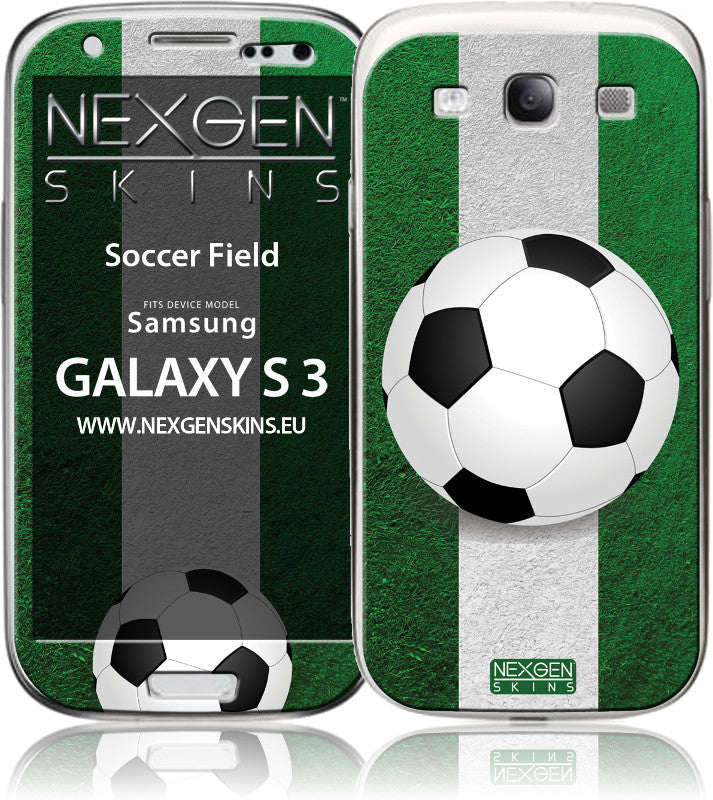 Nexgen odos su 3D efektu, skirtos "Samsung Galaxy S3" (futbolo lauko 3D)