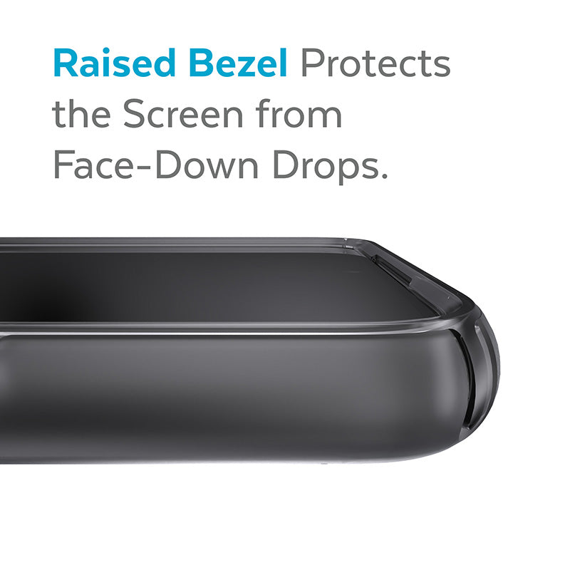 Speck Presidio Perfect-Mist – dėklas, skirtas Samsung Galaxy S22+ su MICROBAN (Obsidiano)