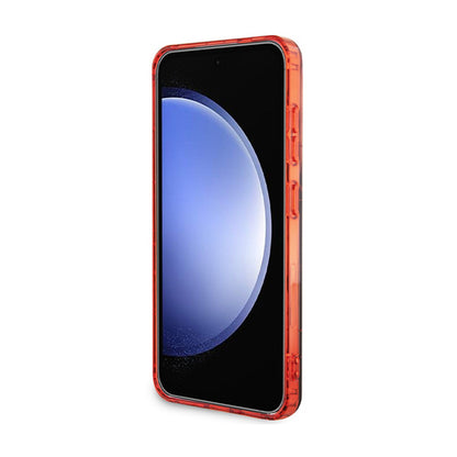 AMG skaidrus dvispalvis MagSafe – „Samsung Galaxy S24“ dėklas (juodas)