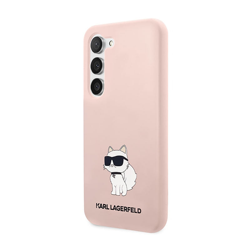 Karl Lagerfeld Silikoninis NFT Choupette – dėklas, skirtas Samsung Galaxy S23+ (Rožinis)