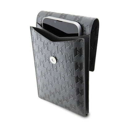 Karl Lagerfeld Saffiano Monogram Choupette - Telefono per peti (sidabras)