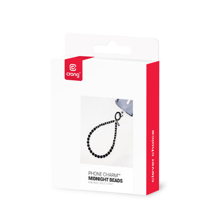 Crong telefono pakabukas - telefono dirželis (vidurnakčio karoliukai)