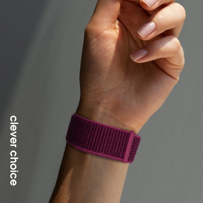 Crong Nailono sportinis dirželis Apple Watch 38/40/41/42 mm (Magenta Fusion)