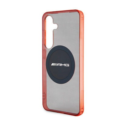 AMG skaidrus dvispalvis MagSafe – „Samsung Galaxy S24“ dėklas (juodas)