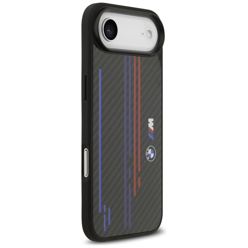 BMW M Kevlar linija ir logotipas MagSafe dėklas iPhone Air (juodas)