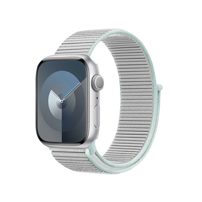 Crong Nylon – sportinis dirželis skirtas Apple Watch 38/40/41/42 mm (Pastelinis pilkas)