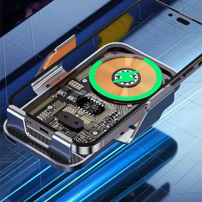 WEKOME WP-U204 Vanguard Series - Automobilinis laikiklis su belaidžiu įkrovimu 15W (juodas)