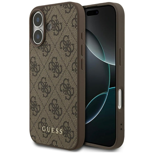 Guess 4G Klasikinis - Dėklas iPhone 17 (rudas)
