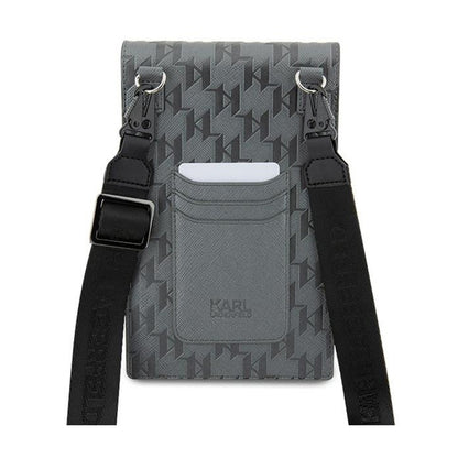Karl Lagerfeld Saffiano Monogram Choupette - Telefono per peti (sidabras)