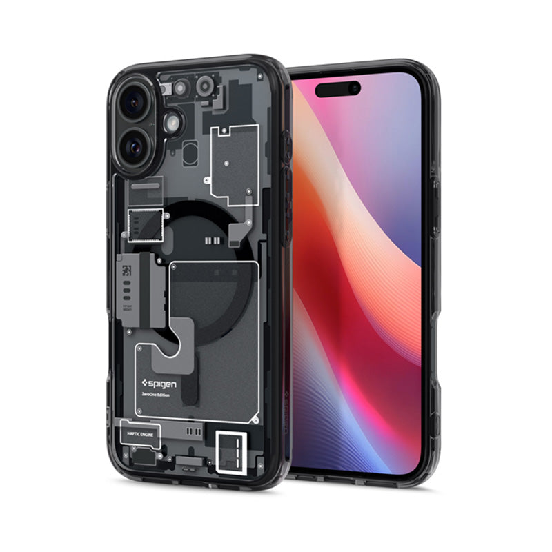 Spigen Ultra Hybrid Mag MagSafe – dėklas, skirtas „iPhone 16“ (Zero One)