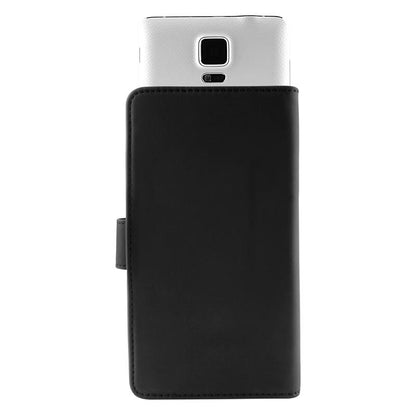 PURO Smart Wallet – universalus dėklas su laikikliu nuotraukų darymui, kišenėmis kortelėms ir pinigams, dydis XXL (juoda)