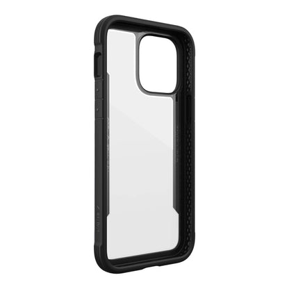 X-Doria Raptic Shield – aliuminio dėklas skirtas iPhone 14 Pro Max (atsparus kritimui iki 3 m) (juoda)