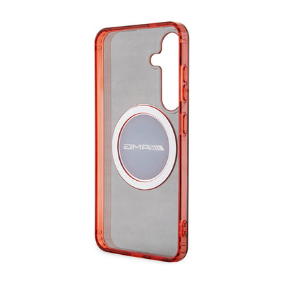 AMG skaidrus dvispalvis MagSafe – „Samsung Galaxy S24“ dėklas (juodas)