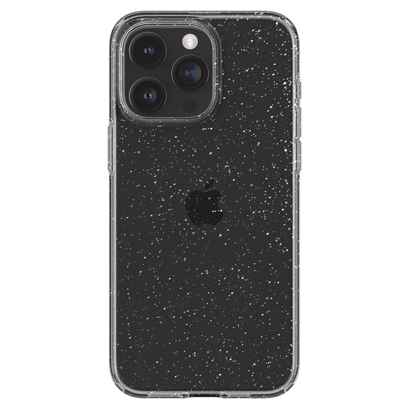Spigen Liquid Crystal Glitter – dėklas, skirtas „iPhone 15 Pro Max“ (permatomas)