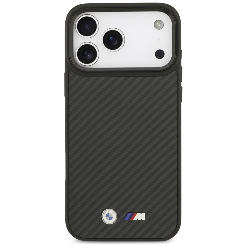 BMW M Kevlar Matinis MagSafe dėklas - iPhone 17 Pro Max (Juodas)