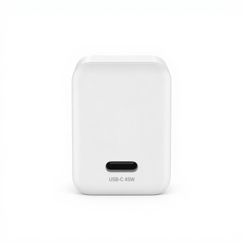 Crong Ultra Compact GaN - USB-C 45W PD 3.0 sieninis įkroviklis su PPS (baltas)