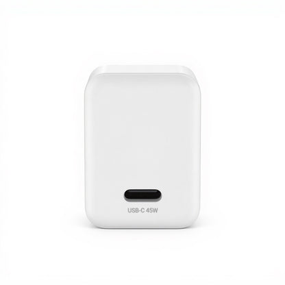 Crong Ultra Compact GaN - USB-C 45W PD 3.0 sieninis įkroviklis su PPS (baltas)