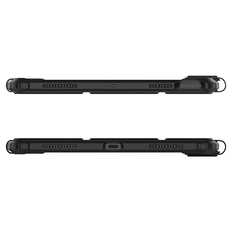 Spigen Ultra Hybrid Pro – dėklas, skirtas iPad Air 11" M3 (2025) / M2 (2024) / iPad Air 10.9" (5-os – 4-os kartos) (2022–2020) (juodas)