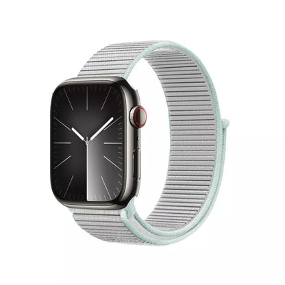 Crong Nylon – sportinis dirželis skirtas Apple Watch 38/40/41/42 mm (Pastelinis pilkas)