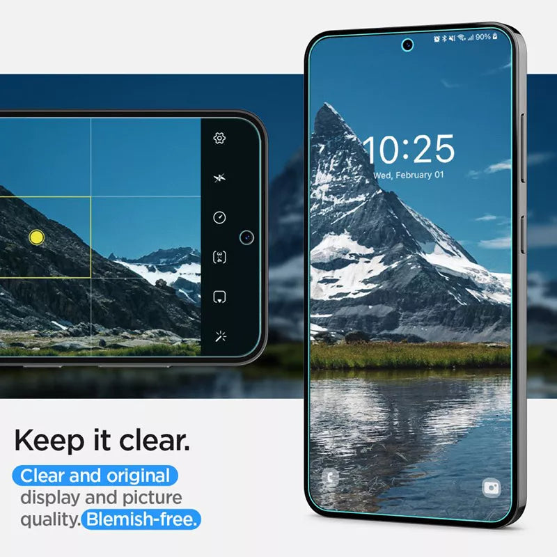 Spigen Neo Flex 2-Pack – 2 vnt. apsauginės plėvelės, skirtos Samsung Galaxy S24 (skaidri)
