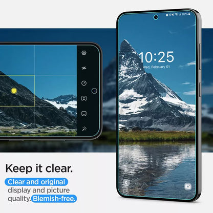 Spigen Neo Flex 2-Pack – 2 vnt. apsauginės plėvelės, skirtos Samsung Galaxy S24 (skaidri)