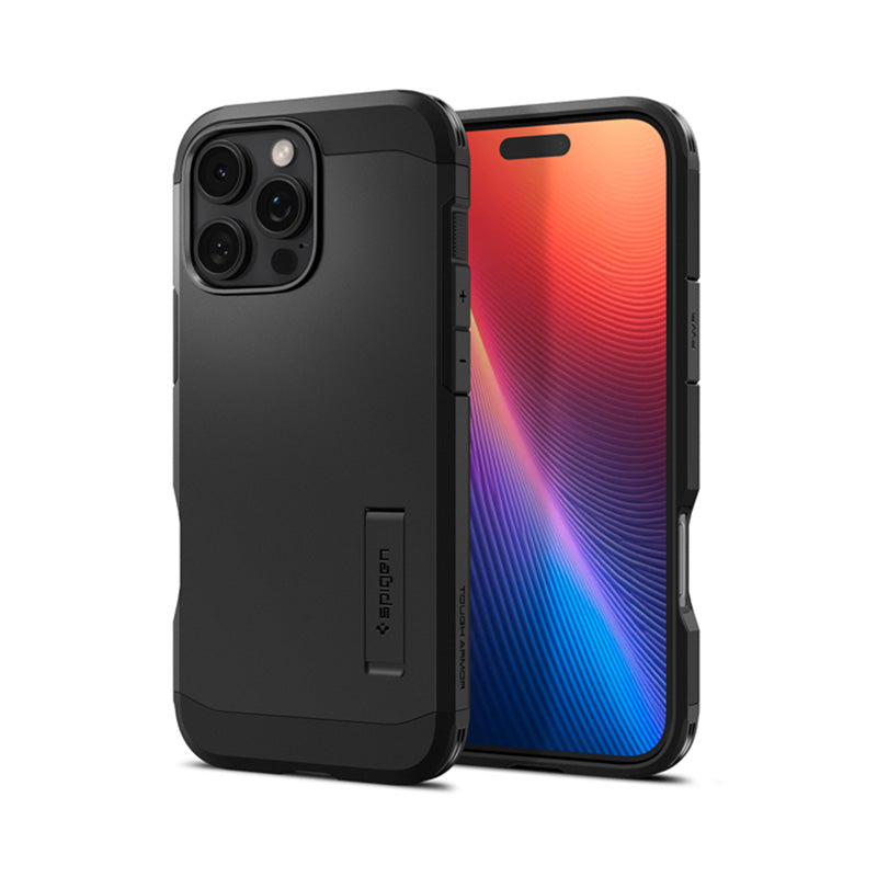 Spigen Tough Armor Mag MagSafe – dėklas, skirtas „iPhone 16 Pro“ (juodos spalvos)