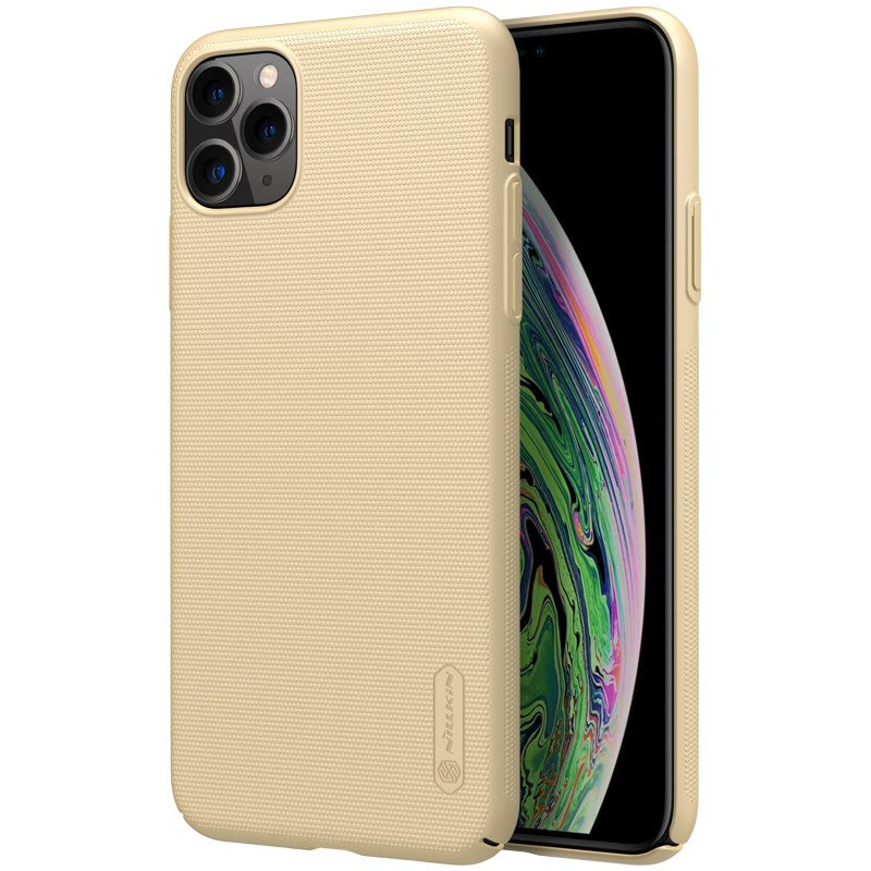 Nillkin Super Frosted Shield – dėklas skirtas Apple iPhone 11 Pro Max (auksinis)