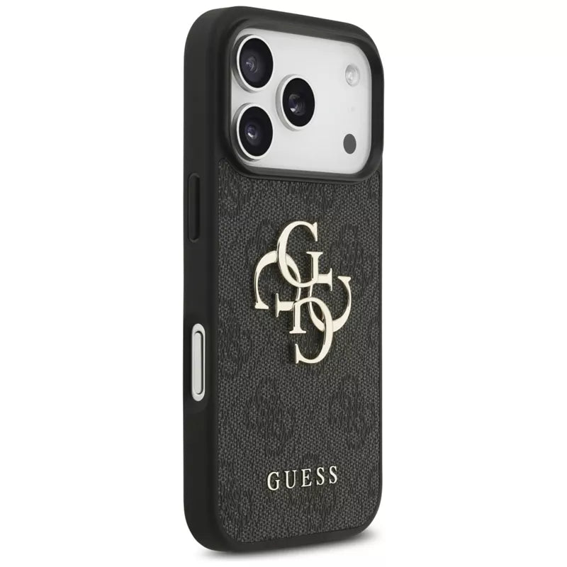 Guess 4G Big Logo - Dėklas iPhone 17 Pro (juodas)
