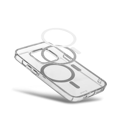 Crong Clear MAG Cover – dėklas „iPhone 15 Pro Max“ su „MagSafe“ („Transparent“)