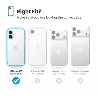 Speck Presidio2 Grip MagSafe - Dėklas iPhone 17 (Juoda / Skalūninė pilka / Balta)