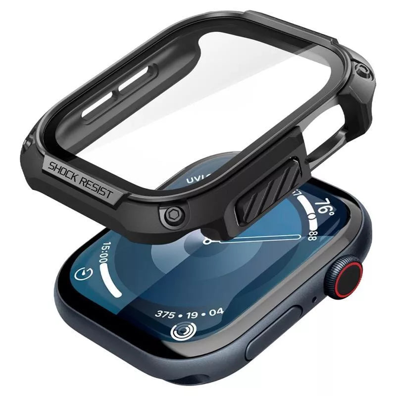 Spigen Tough Armor – dėklas skirtas Apple Watch 10 46 mm (Juodas)
