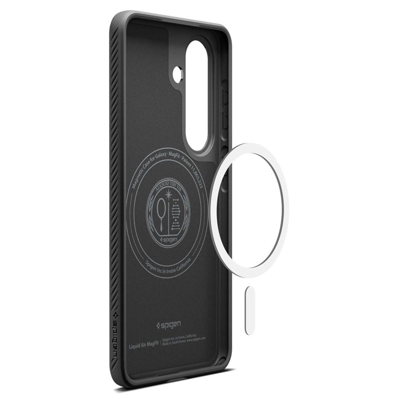 Spigen Liquid Air Mag MagSafe – dėklas Samsung Galaxy S26+ (Matinis juodas)