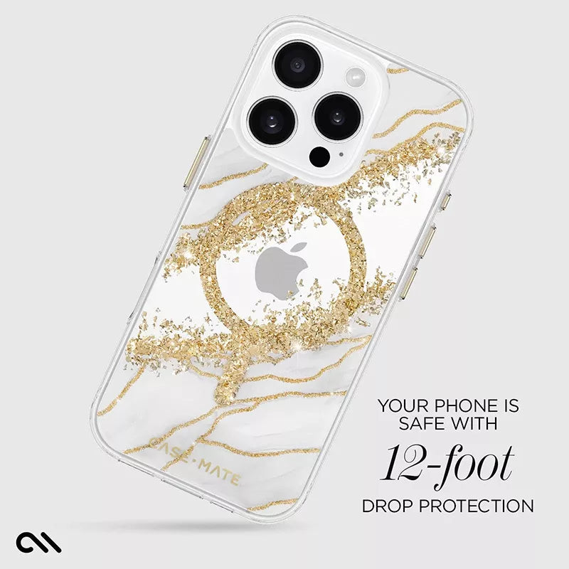 Case-Mate Karat MagSafe – dėklas iPhone 16 Pro (Granito)