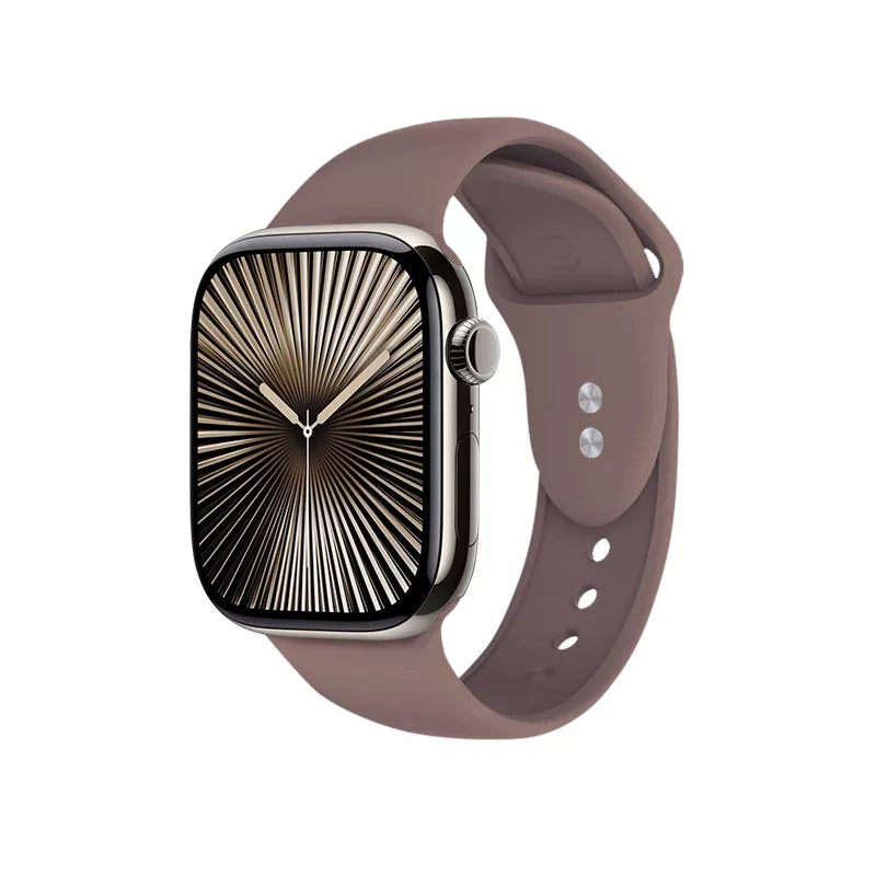 Crong Liquid – Dirželis „Apple Watch“ 44/45/46/49 mm (rudas)