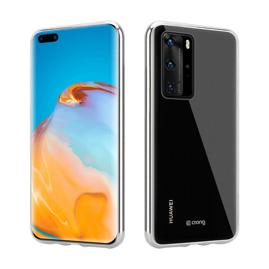Crong Crystal Slim dėklas – apsauginis dėklas Huawei P40 (skaidrus)