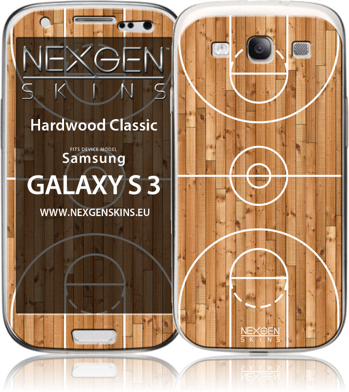 Nexgen Skin su 3D efektu, skirtas Samsung Galaxy S3 (Klasikinė mediena 3D)