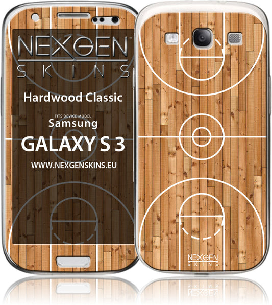 Nexgen Skin su 3D efektu, skirtas Samsung Galaxy S3 (Klasikinė mediena 3D)