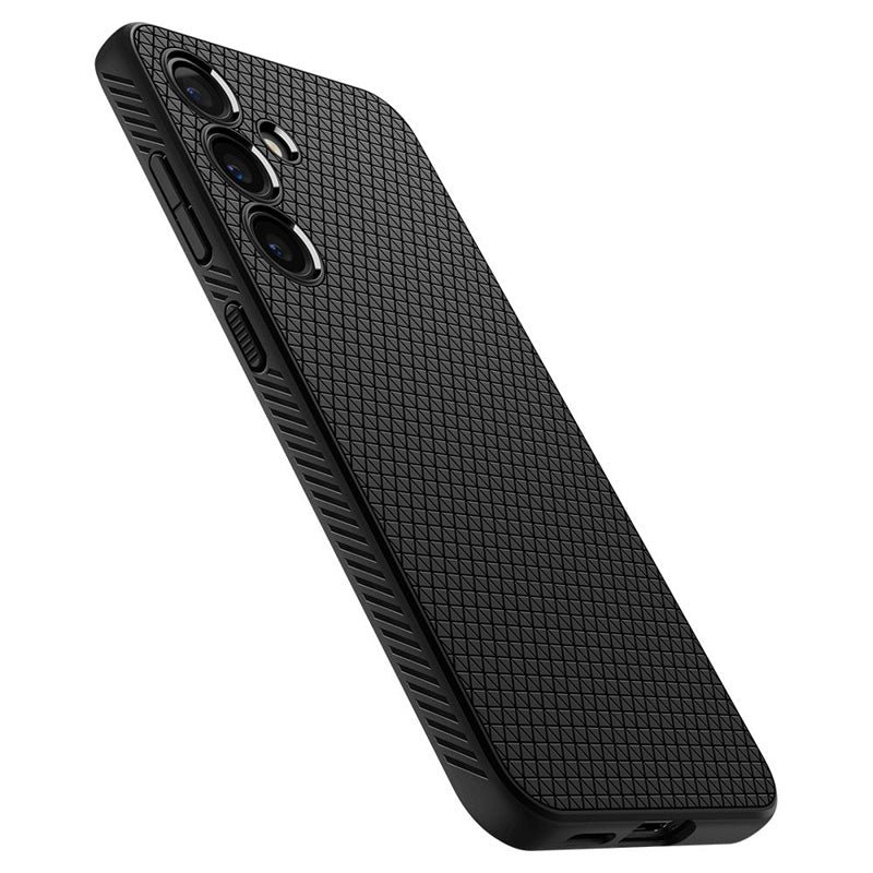 Spigen Liquid Air – Dėklas, skirtas Samsung Galaxy S24 (matinė juoda)