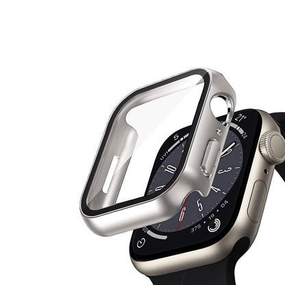 Crong Hybrid dėklas – dėklas su stiklu Apple Watch 41mm (Starlight)