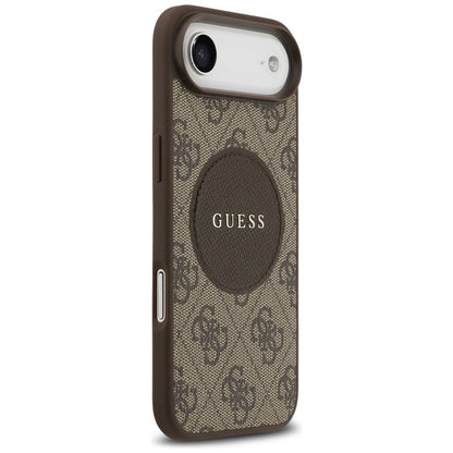 Guess 4G Circle Classic Logo MagSafe – Dėklas iPhone Air (Ruda)