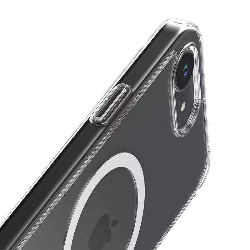 Crong Clear MAG Cover - dėklas, skirtas iPhone 16e su MagSafe (skaidrus)