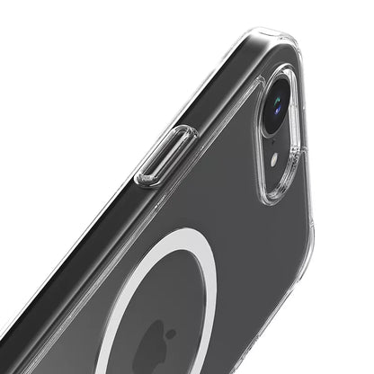 Crong Clear MAG Cover - dėklas, skirtas iPhone 16e su MagSafe (skaidrus)