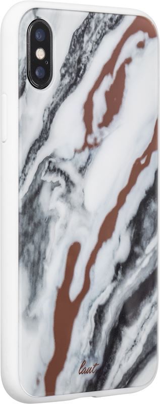 Laut MINERAL GLASS – dėklas, skirtas iPhone Xs Max (Mineral White)