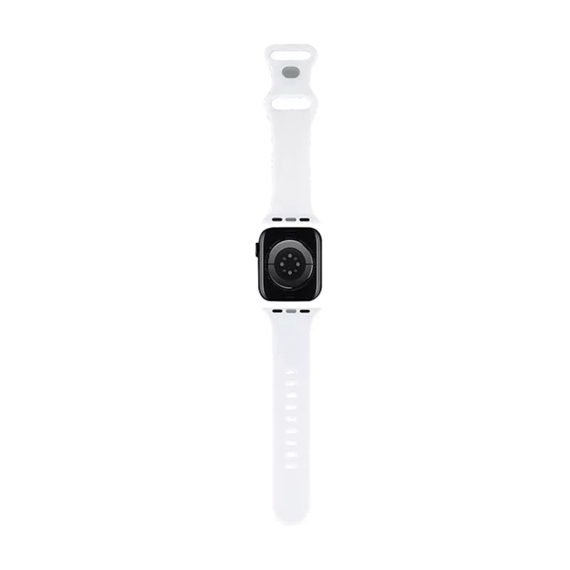 Hello Kitty silikoninės galvutės ir juostelės – dirželis, skirtas „Apple Watch“ 38/40/41 mm (juodas)