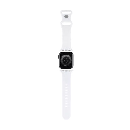 Hello Kitty silikoninės galvutės ir juostelės – dirželis, skirtas „Apple Watch“ 38/40/41 mm (juodas)